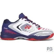 Yonex Badminton Shoes Kiwami (White / Astral Aura / Neon Coral).