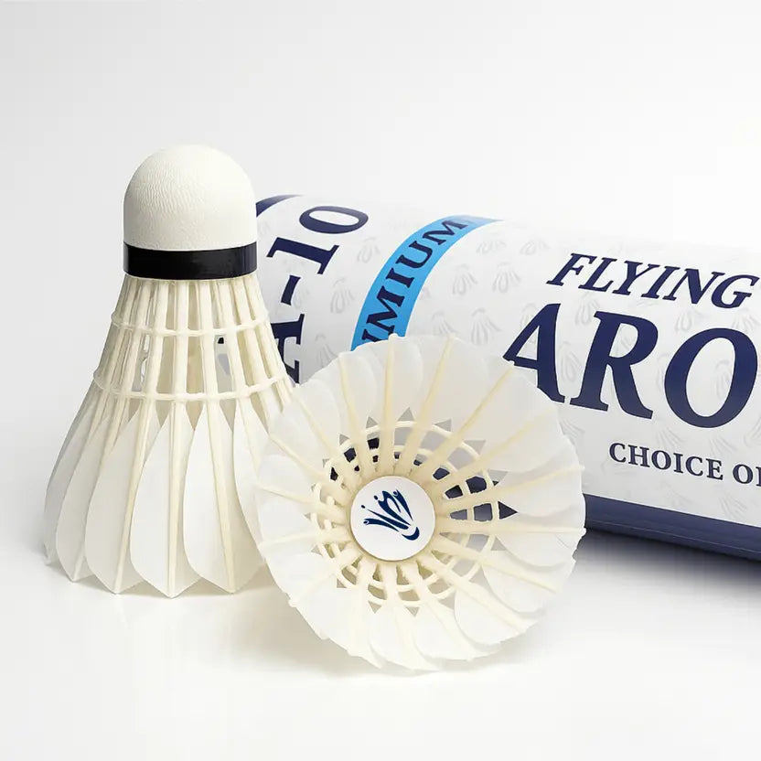 FLYING ARROW FA-10 Feather Shuttlecock | Durable Badminton Feather Shuttle for Training & Matches – Probadminton.in.