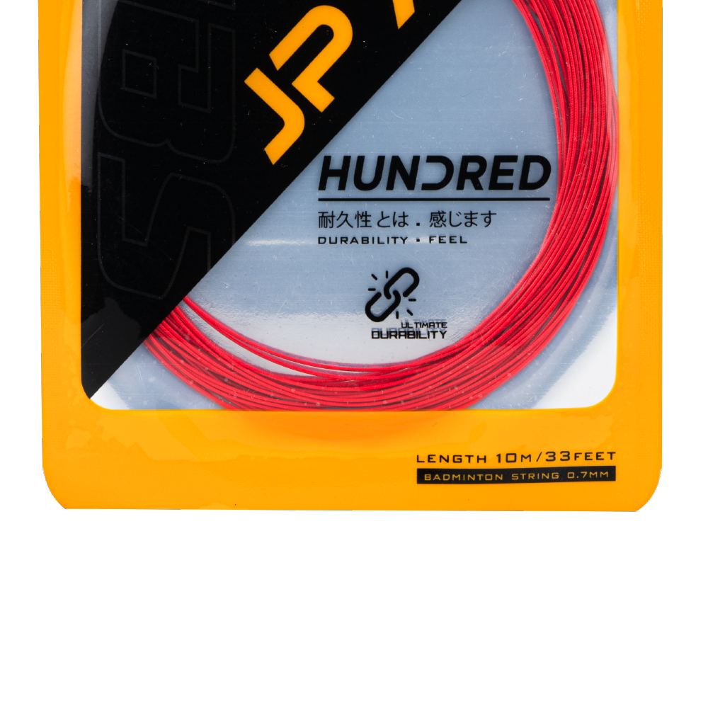 hundred badmnton string jp70 formula i red


