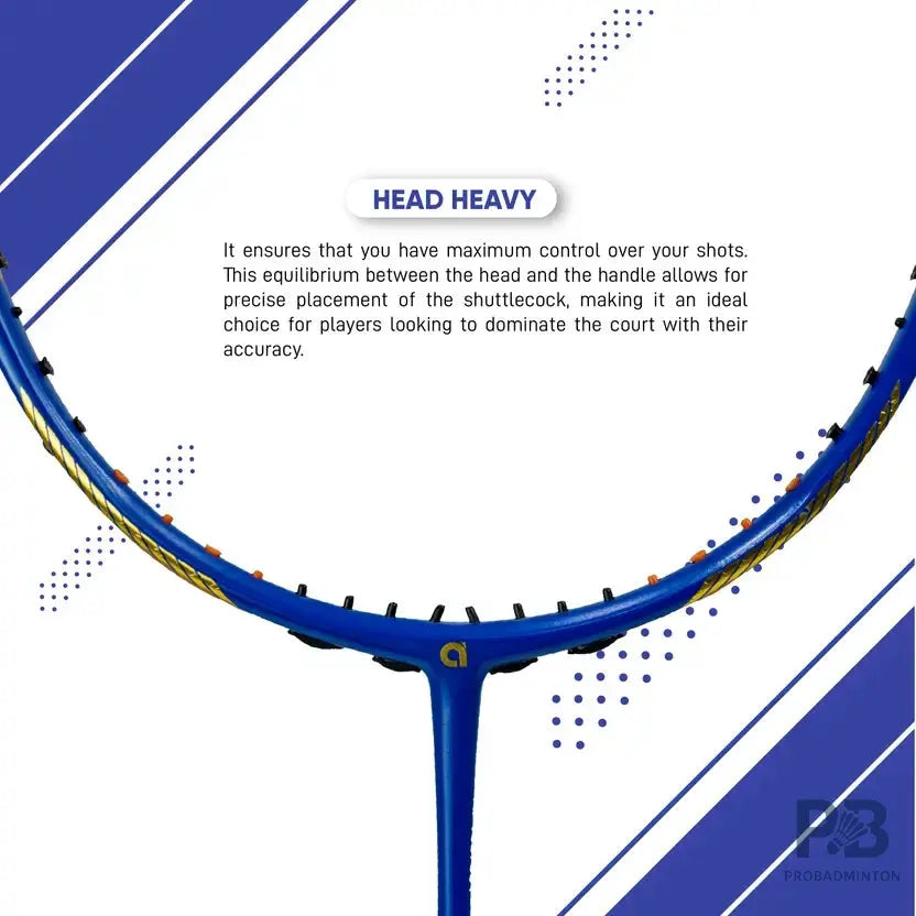 Apacs Z Ziggler Reborn Badminton Racket – 4U | Head Heavy | High Modulus Graphite.