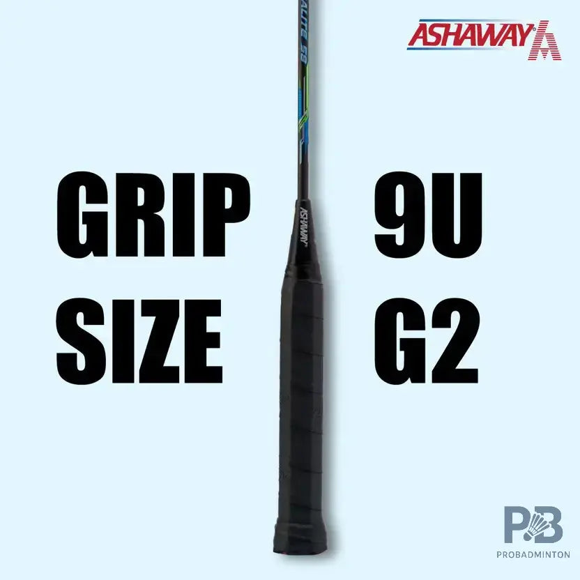 Ashaway Ultralite 58 Badminton Racquet | Black.