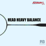 Ashaway Ultralite 58 Badminton Racquet | Black.