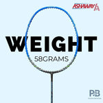 Ashaway Ultralite 58 Badminton Racquet | Black.