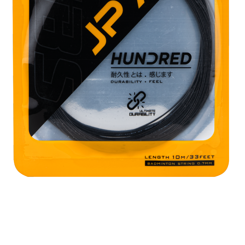 hundred badminton string jp70 raket string blak

