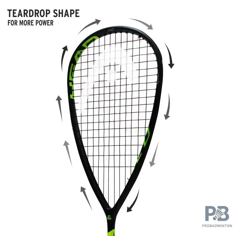 Head Graphene 360 Speed 110 Squash Racquet.