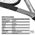 HEAD Ti S6 US Tennis Racquet - Titanium-Graphite Power (115 sq.in) | ProBadminton.in.