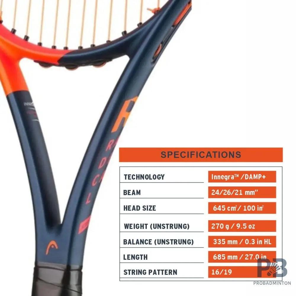 Head IG Radical Xceed Tennis Racquet - Orange.