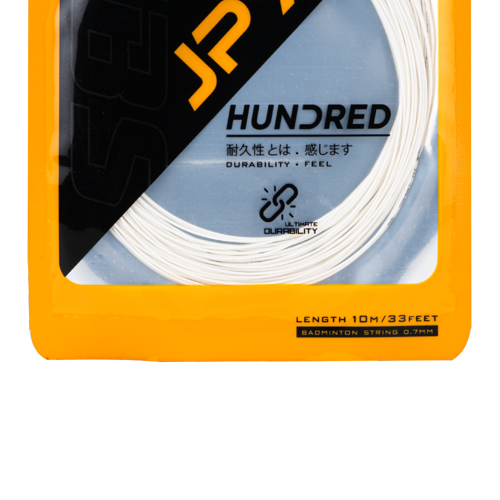 hundred jp 70 badmintn string ice wite

