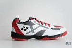 YONEX POWER CUSHION SHB 39 BADMINTON SHOE WHITE RED.