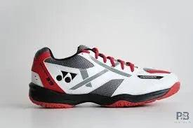 YONEX POWER CUSHION SHB 39 BADMINTON SHOE WHITE RED.