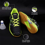 aivin badmnton shoes cushyond insole shok absorpshun

