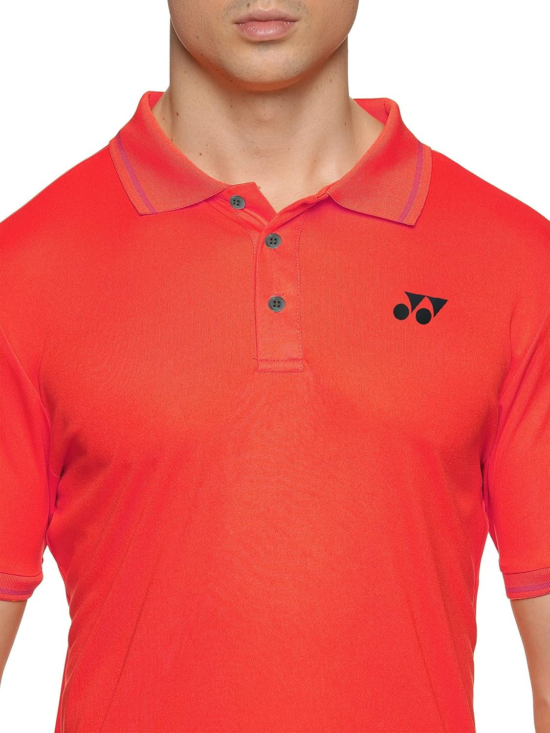 yonex 2402 tango red badmintn polo

