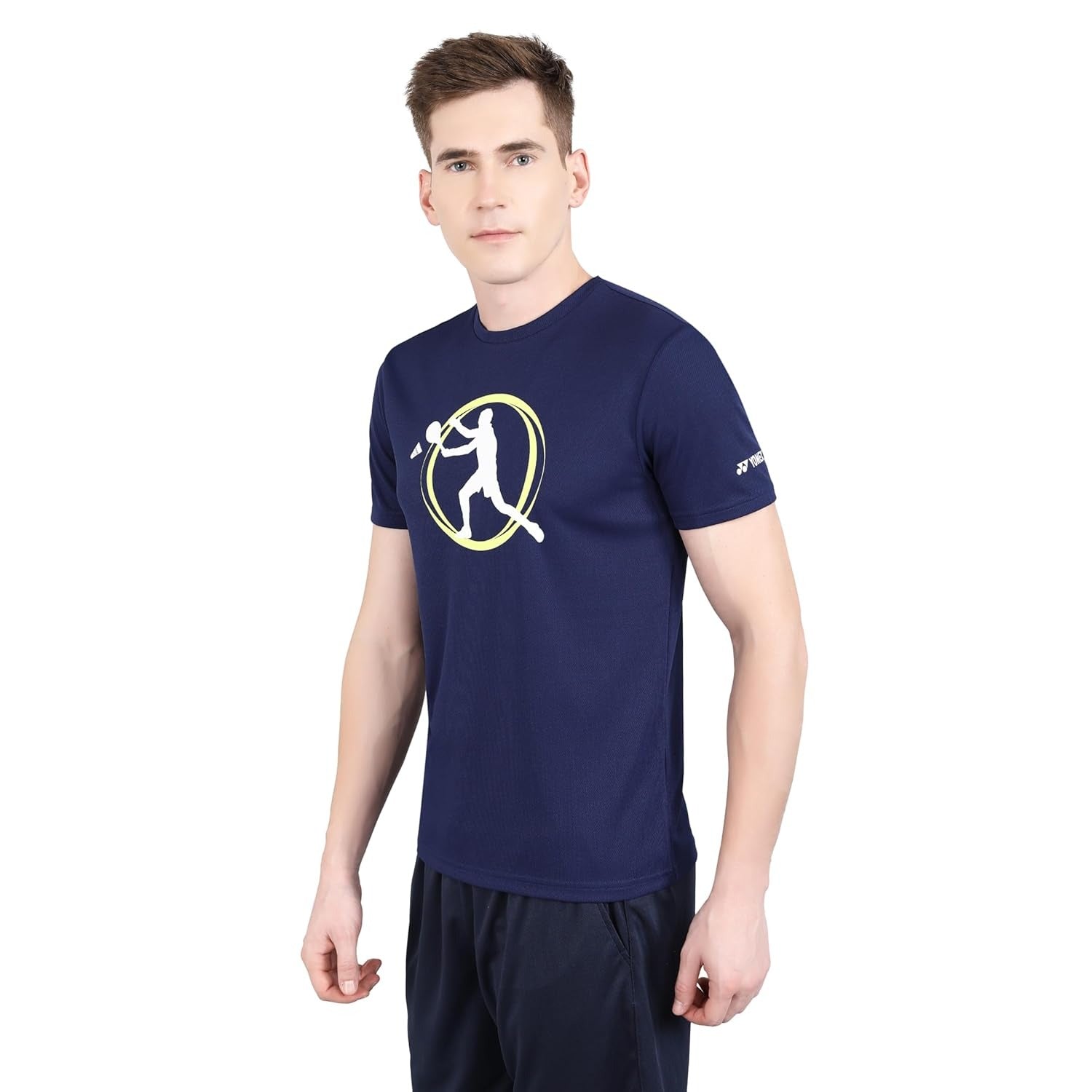 yonex 2681 midnight blue badmintn tee

