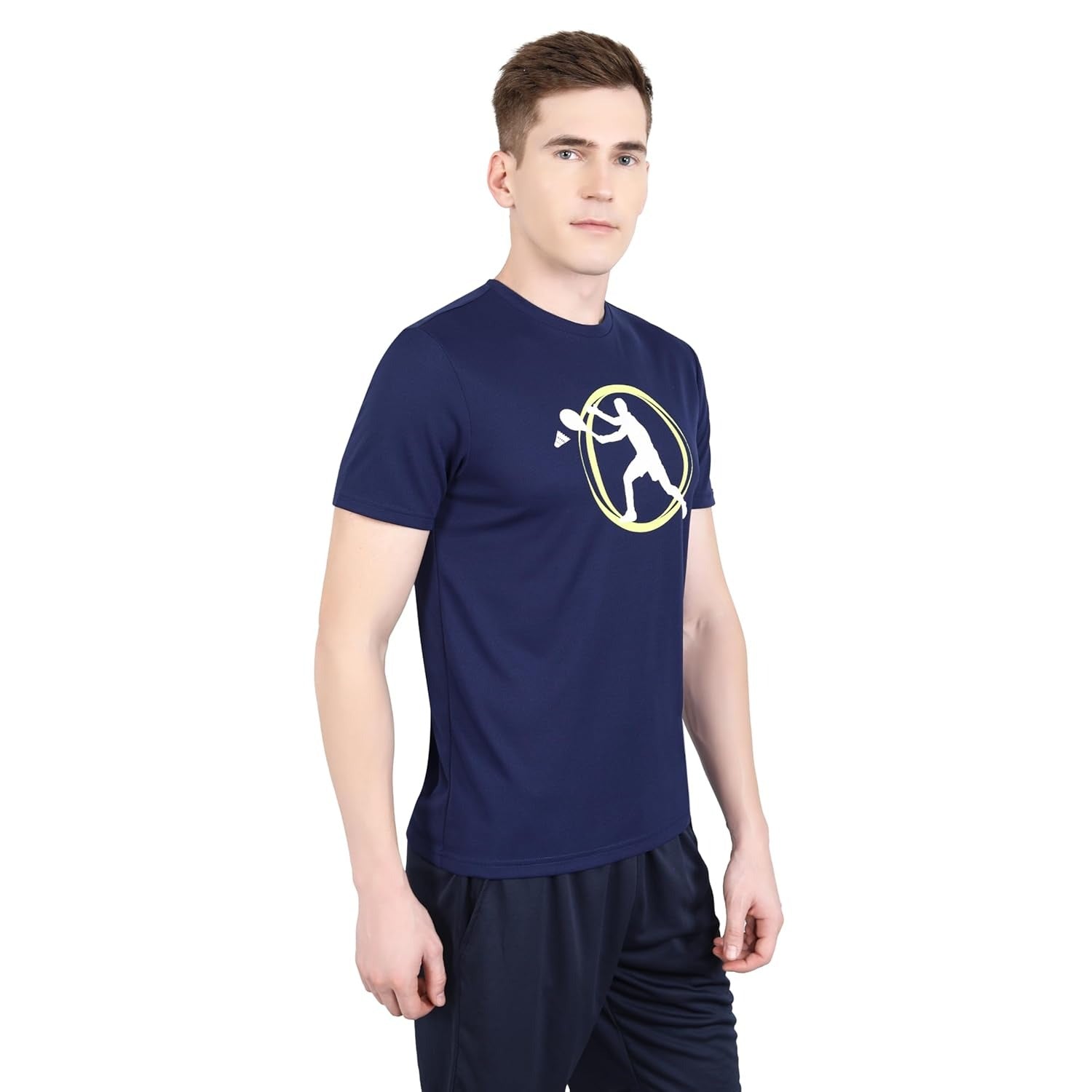 yonex 2681 moisture wikking fabric midnight blue

