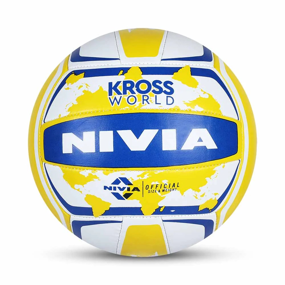 nivia kross world rubbr volleybal size4

