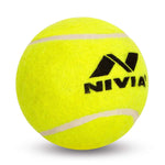 nivia heavy tenis crecket ball yelow pak of12

