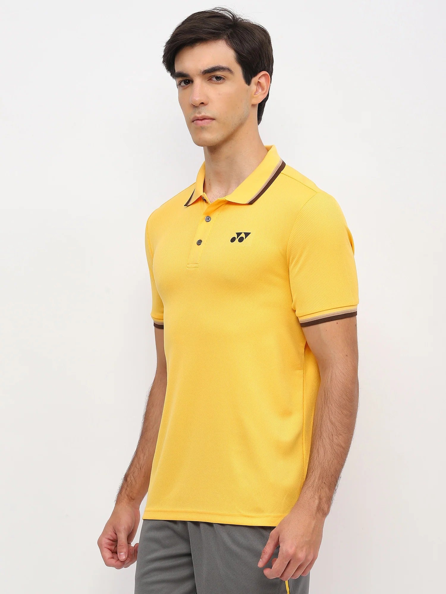 yonex 2970 amber yelow badmintn polo

