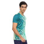 yonex badmnton shirt round nek 2965 sprucestone