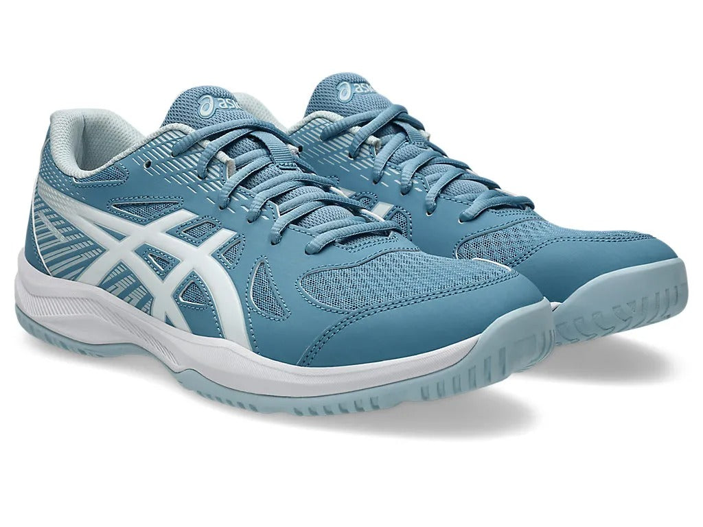 asics saba blu white kort shuz for badmntn

