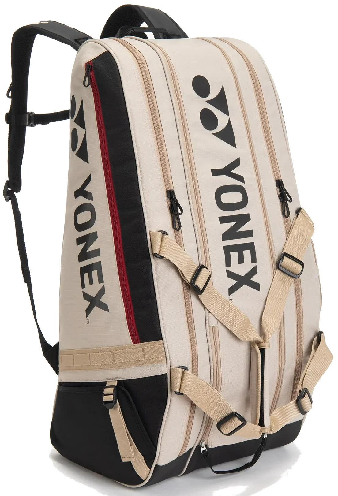 yonex badmnton racket bag beige

