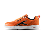 hundred raze pro badmnton shuz blak oranj blu

