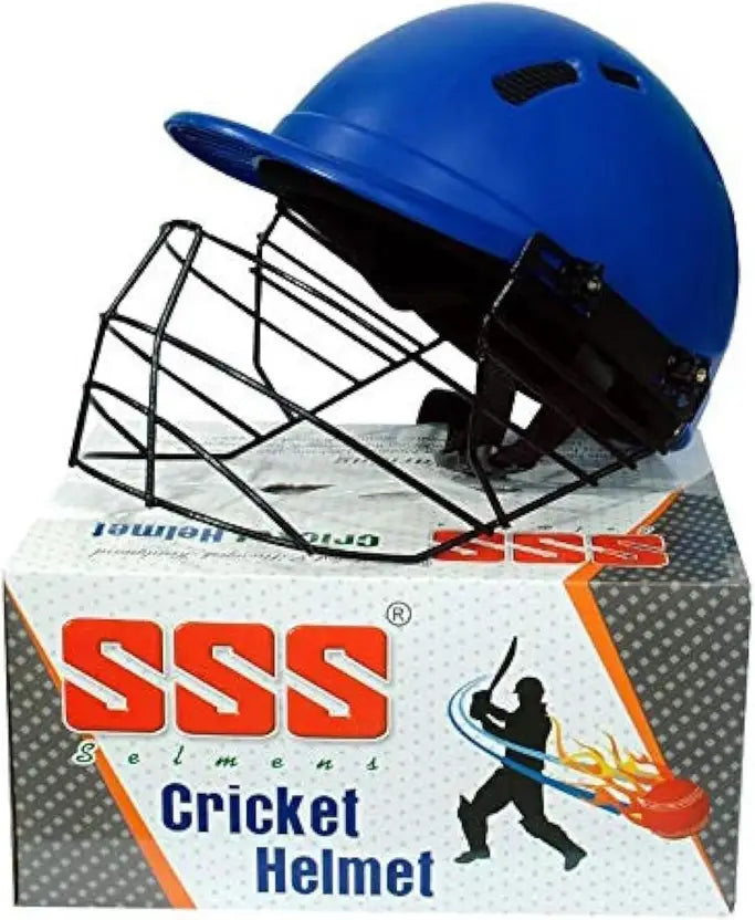 SSS Cricket Helmet for Men & Boys – Adjustable Steel Grill | Lightweight Protective Cricket Helmet | Buy Online at Probadminton.in.