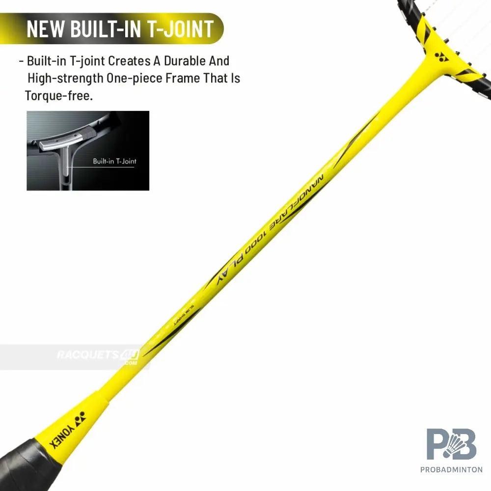 YONEX Nanoflare 1000 Play Badminton Racket – Lightning Yellow | 4U G5 | Head Light | probadminton.in.