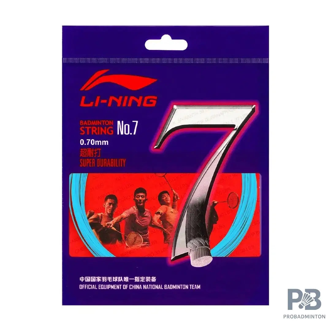 Li-Ning No.7 Badminton String 10M – High Durability & Control (Multiple Colors).