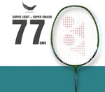 Yonex Arcsaber 73 Light Leaf Green badminton racket side view