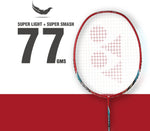 Yonex Arcsaber 73 Light Ruby Red badminton racket side