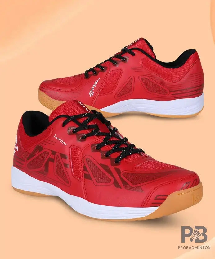 Nivia Appeal 3.0 Badminton Shoes | Crimson Red.