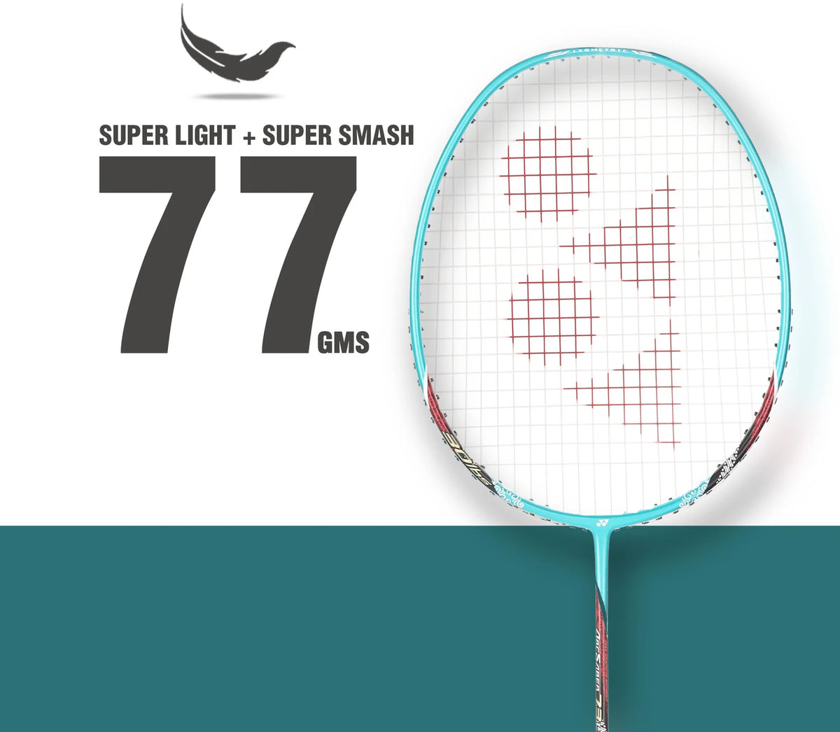 Yonex Arcsaber 73 Light Turquoise side view