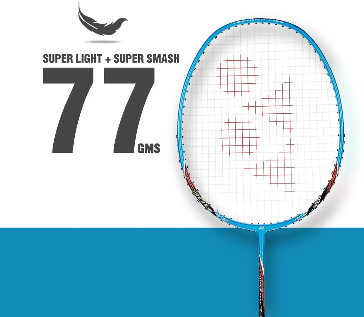 Yonex Arcsaber 73 Light Aqua Blue close up
