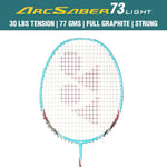 Yonex Arcsaber 73 Light Turquoise frame close up