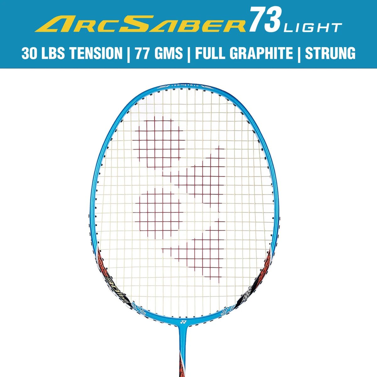 Yonex Arcsaber 73 Light Aqua Blue racket frame