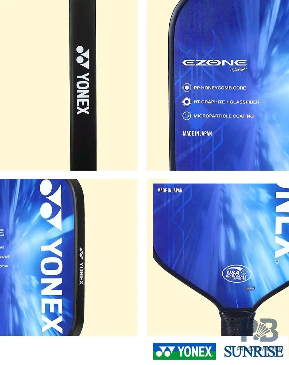 YONEX EZONE Pickleball Paddle – Lightweight Control Paddle with Power & Precision.