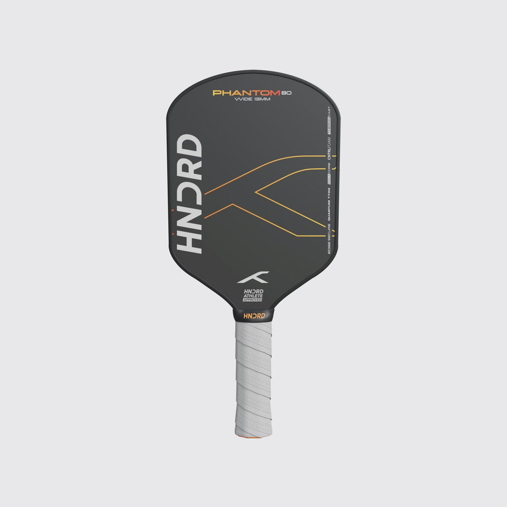 Hundred Phantom 80 Pickleball Paddle (Wide/Extended Body) | Fiberglass Face & Polymer Core for Power & Spin | USAPA Approved | ProBadminton.in.