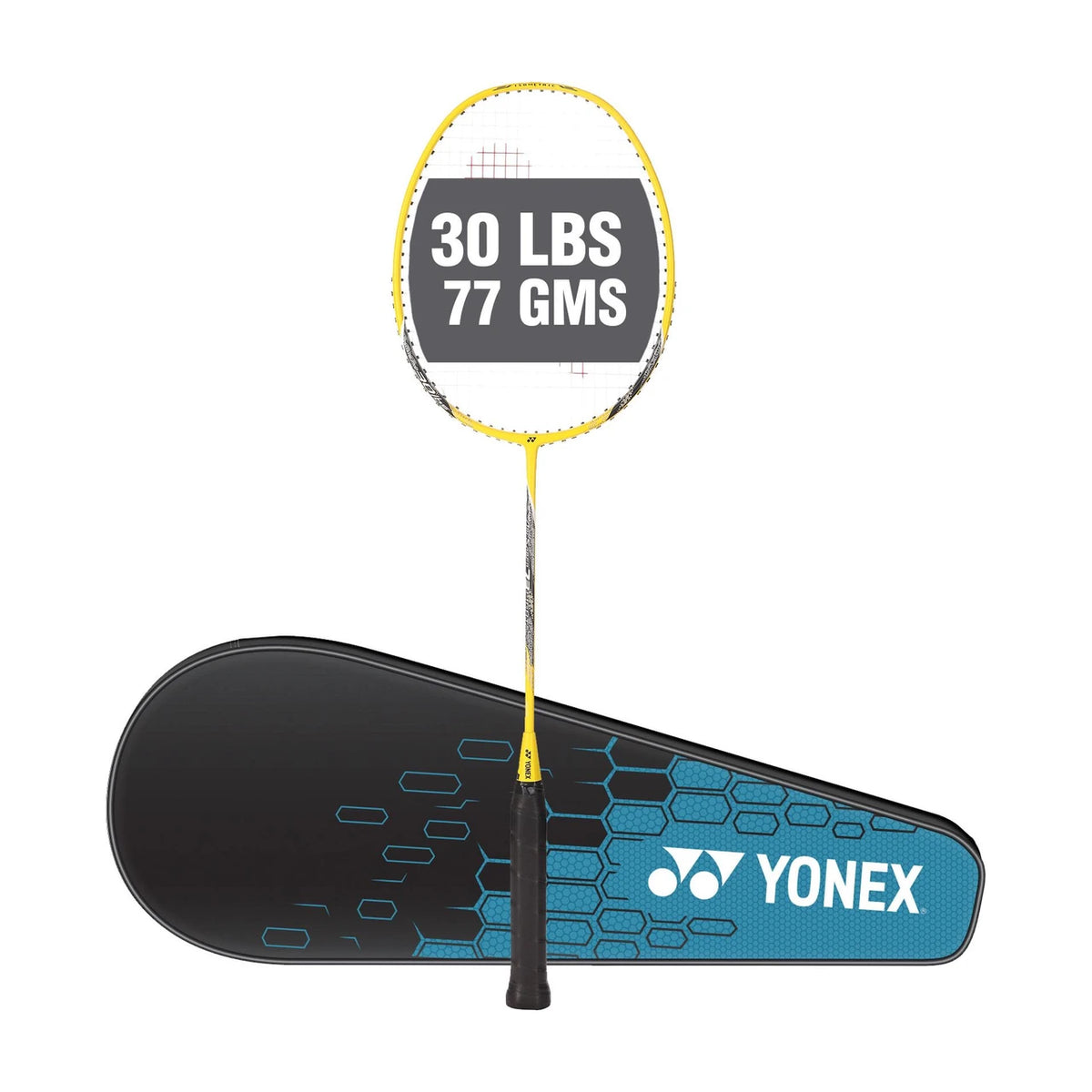Yonex Arcsaber 73 Light Yellow badminton racket front view