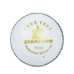 SF True Test White Cricket Ball | Alum-Tanned Leather | Premium Club Match Ball with Seasoned Core.