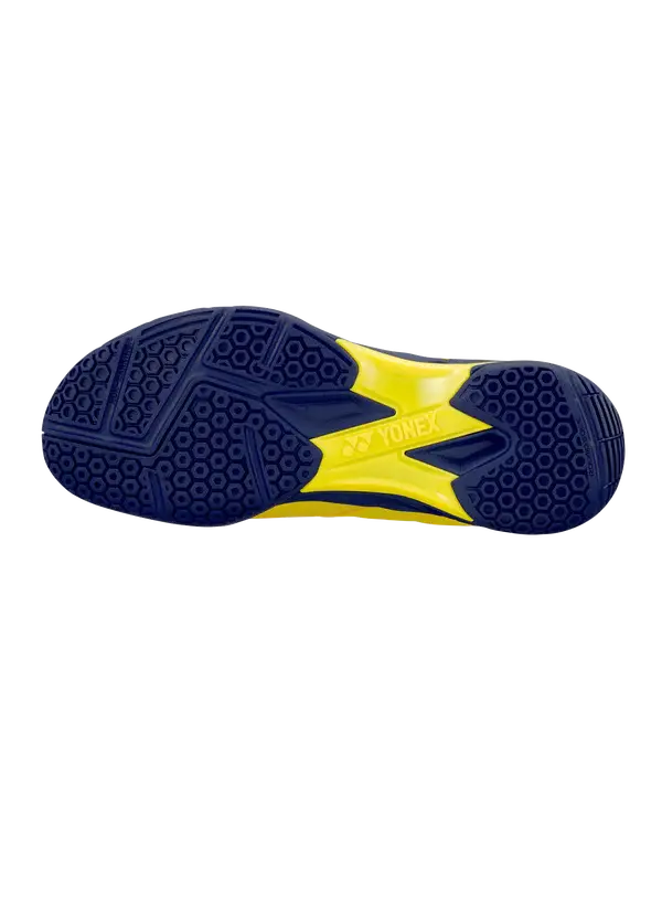 YONEX SHB 57 EX BADMINTON SHOES ( Yellow/ Navy).