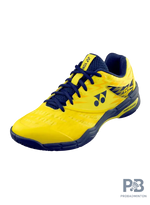 YONEX SHB 57 EX BADMINTON SHOES ( Yellow/ Navy).