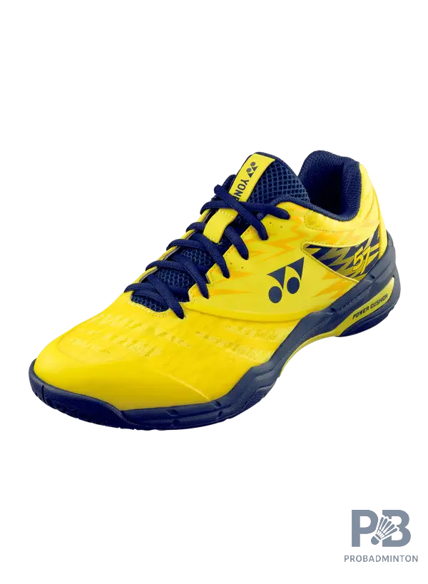 YONEX SHB 57 EX BADMINTON SHOES ( Yellow/ Navy).