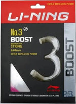 Li-Ning No. 3 Boost Nylon Badminton String with high Repulsion Power.