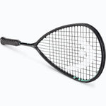 HEAD Speed 120 Squash Racquet with a lightweight frame and sleek black design