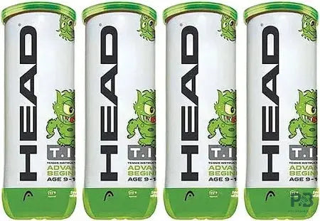 HEAD TIP-III Tennis Ball (Green) - Best Tennis Ball Price in India | 25% Slower | Ideal for Kids 9-10 Yrs & Adults | ITF Approved | Top Tennis Ball Brand.