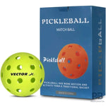 Vector X Pickleball Ball Pack of 6 | Outdoor 40-Hole Design | Best Pickleball Ball in India Online.