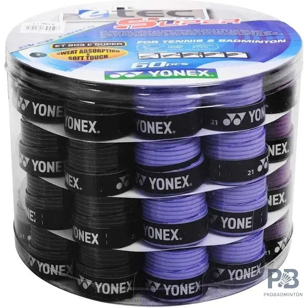 Yonex ETEC 901/902/903 Badminton Racket Overgrip Set | Pack of 60 Grips and Pack of 5 Grips | Buy at Probadminton |.
