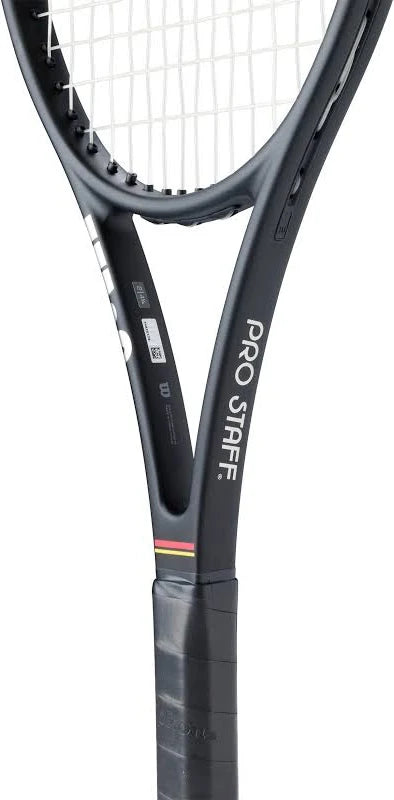 Wilson Pro Staff 97L Classic tennis racquet shaft and branding detail