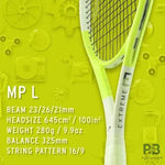Head Extreme MP L Tennis Racquet | Lightweight Spin Machine 280g Unstrung.