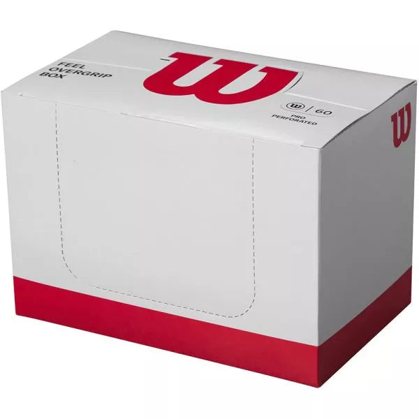 Wilson Pro Feel Overgrip - White – Pack of 60 | Best Wilson Racket Accessories Price in India.